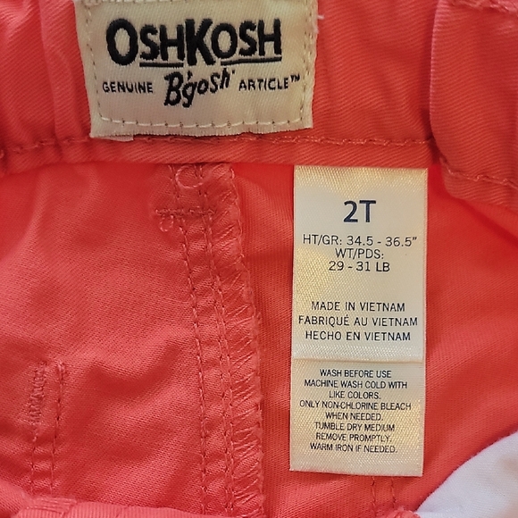 OshKosh B'gosh Pink Casual Bottoms - Picture 3 of 4
